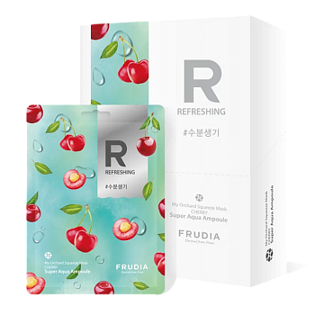 FRUDIA Разглаживающая маска с для лица с вишней (10шт*20мл) 